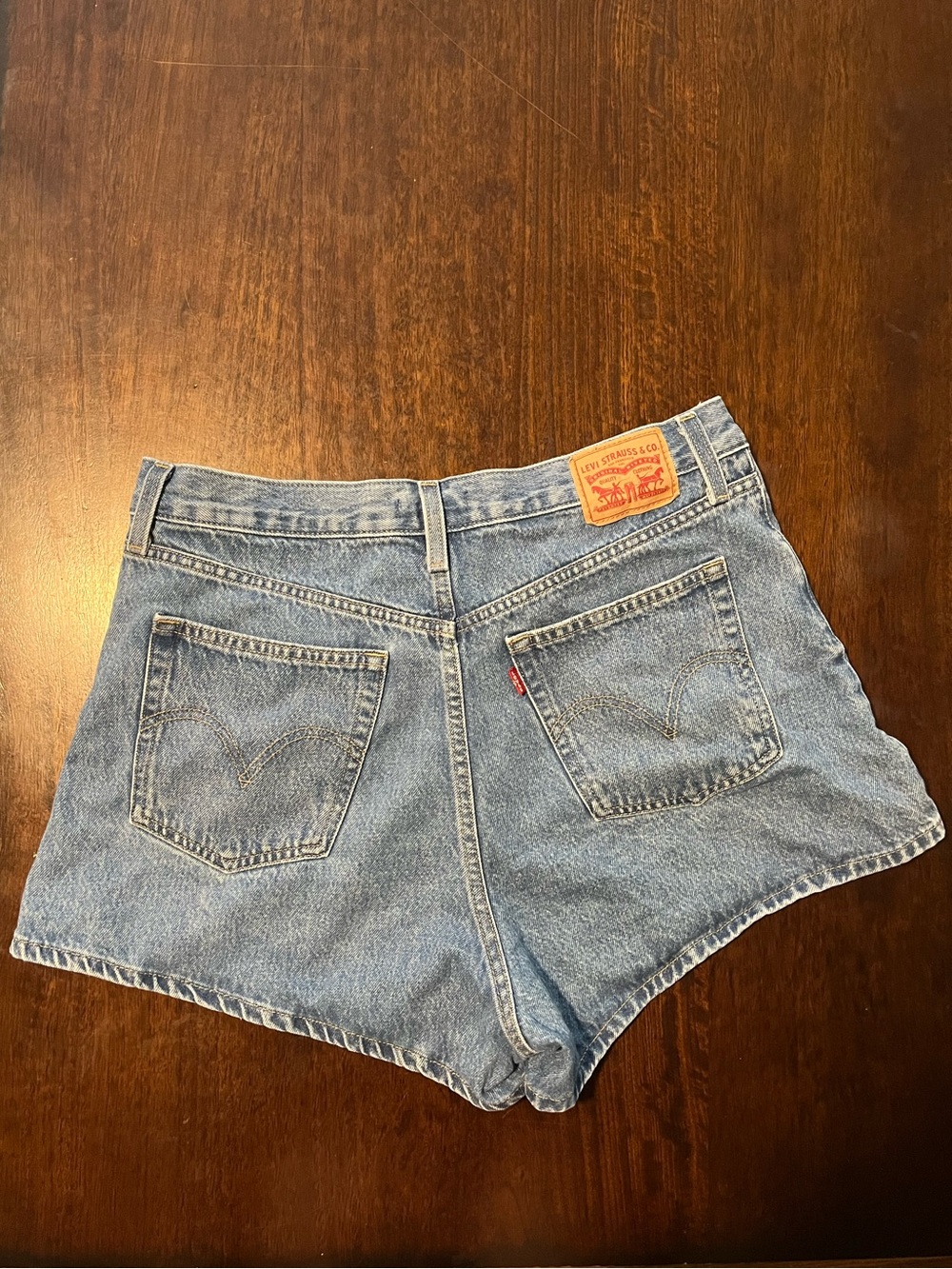 Levi's High Waisted Mom Shorts